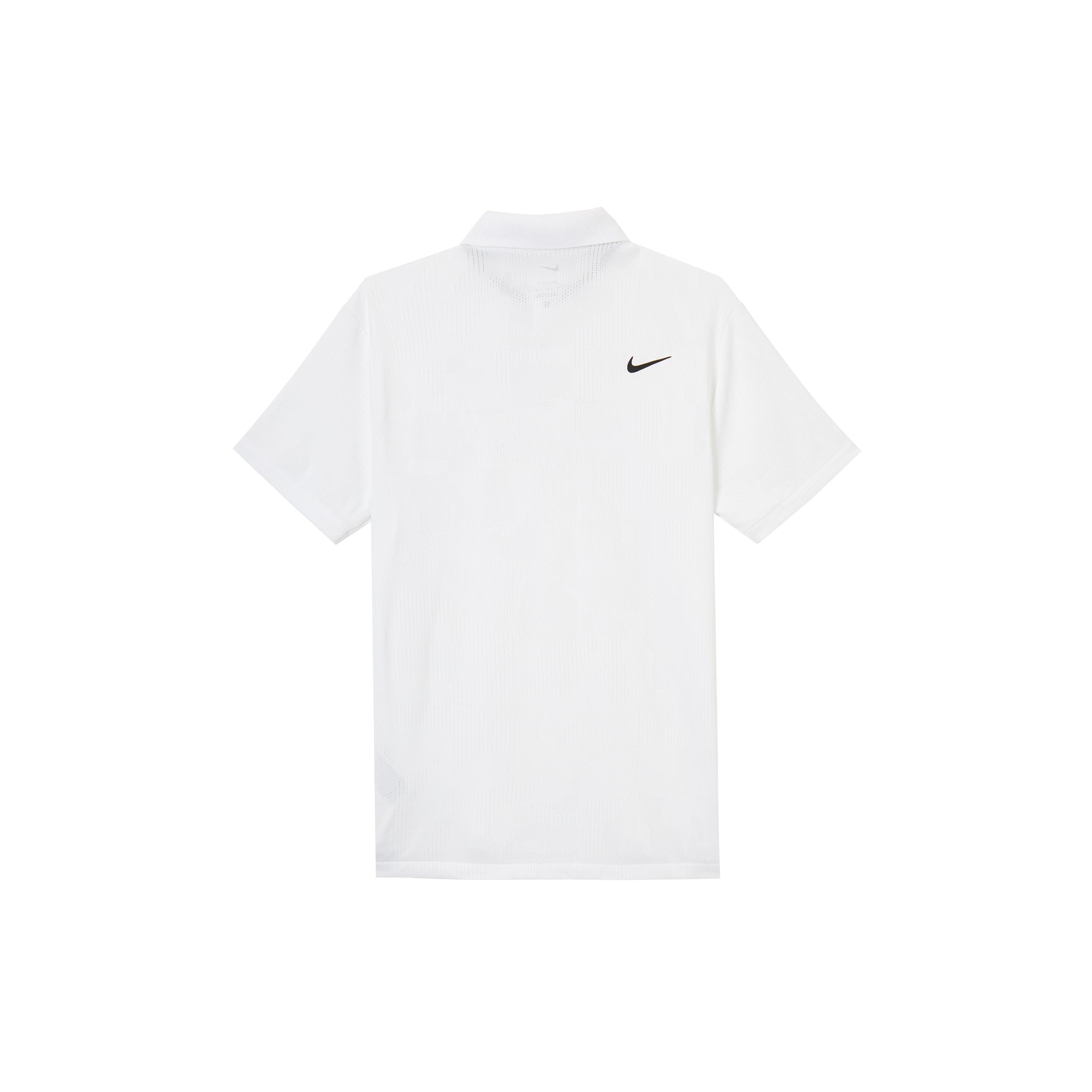 Nike Polo Shirts Men s White Polo Collar Moderate Straight Fit DR5304-100 XXL