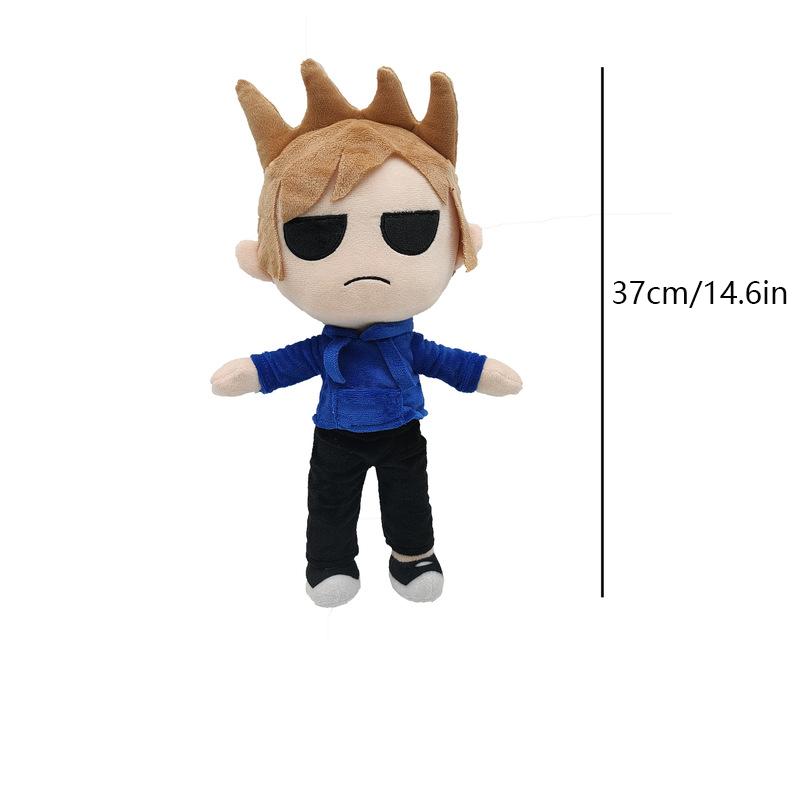 

Плюшевая эксклюзивная мультяшная кукла Eddsworld для домашнего декора, мягкая набивная игрушка синий