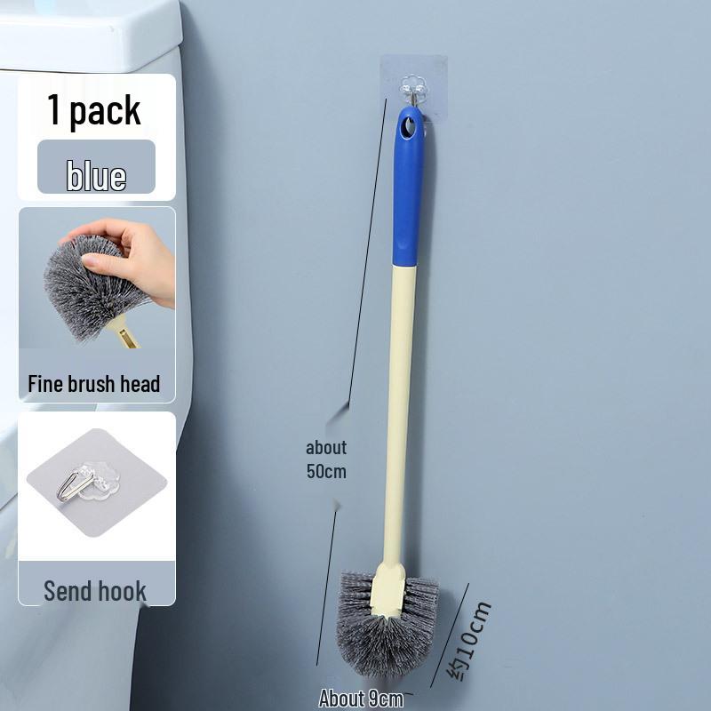2025 Wandmontierte Toilettenbürste mit langem Griff: Kein Totwinkel-Design für einfache Badezimmerreinigung gray