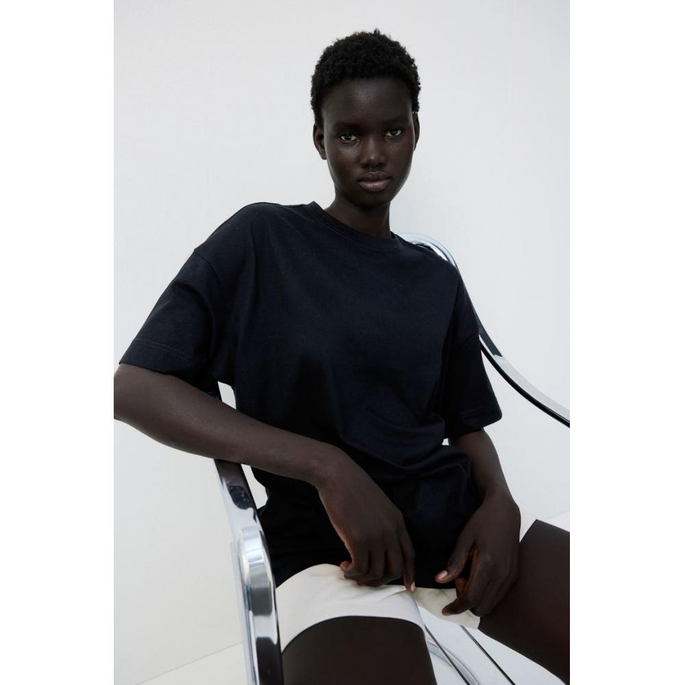 

Футболка оверсайз HM черная