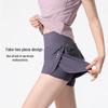 CAMEL Women's Running & Fitness Two-Piece Shorts Set