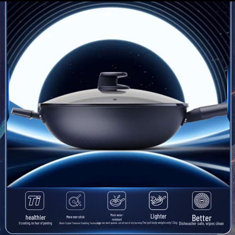 ASD Titanium Non-Stick Wok