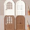 1/12 Bebek Evi Simülasyon Avrupa Tarzı Kapı Modeli Bebek Evi Mobilya Dekorasyonu Bebek Evi Mikro Sahne Yapım Aksesuarları