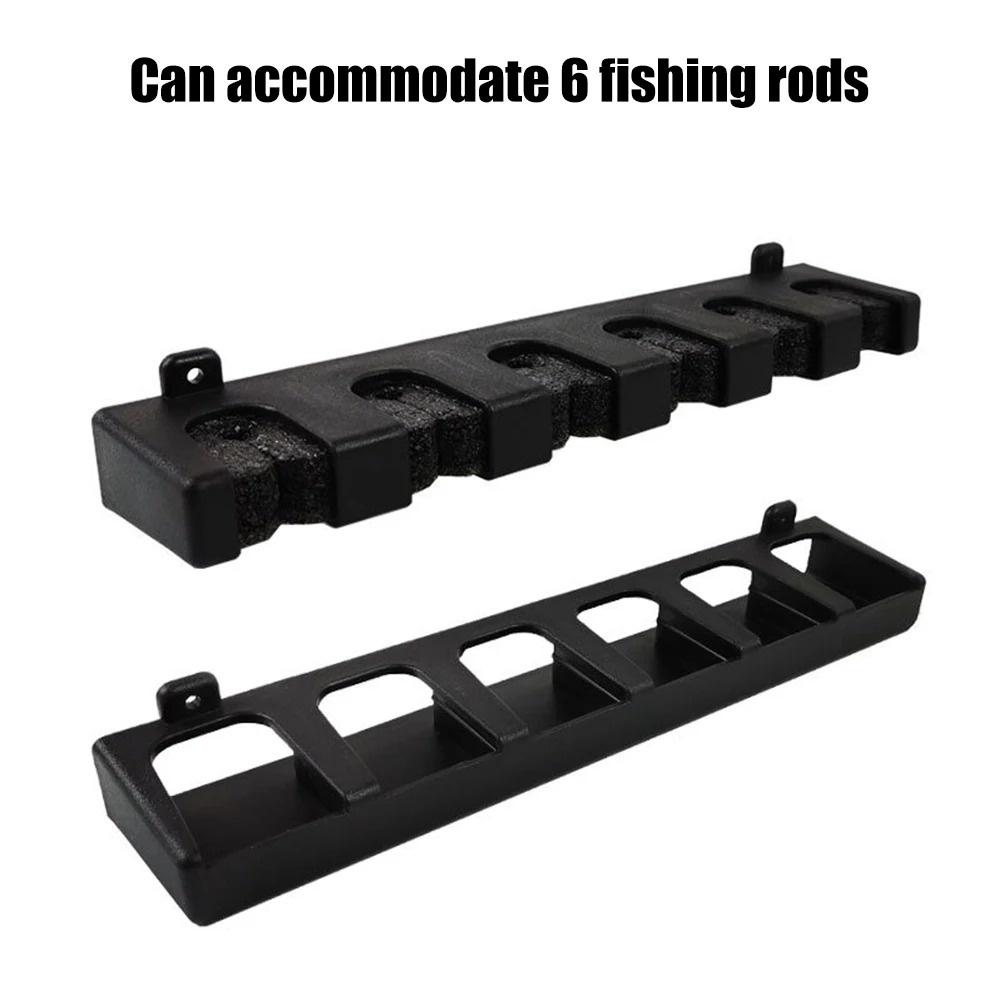 Fishing rod display rack household wall mounted fixed rack display rack vertical wall mounted fishing gear collection and store