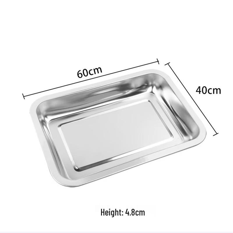Commercial 201 Stainless Steel Steaming & Roasting Tray