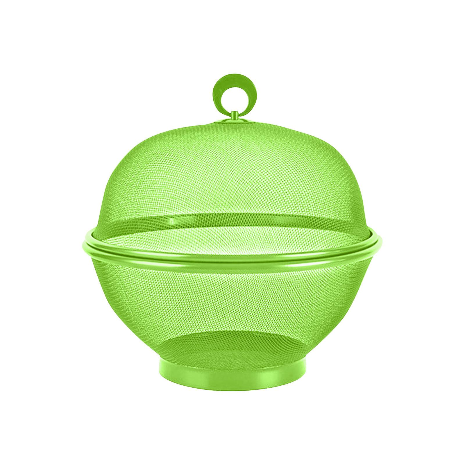 

Универсальная корзина для фруктов с защитой от мух, с защитой от насекомых, фруктовая чаша с крышкой, с защитой от мух, корзина для фруктов с крышкой, сетка от мух One Size