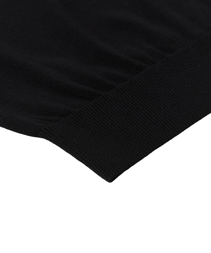 VERNO 26Ss Ll Long Sleeve Round-Neck Knit Black