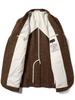 Beams Plus Harris Tweed 3B Taille 38160111803 Veste, Homme, LT.BROWN_HB, L,