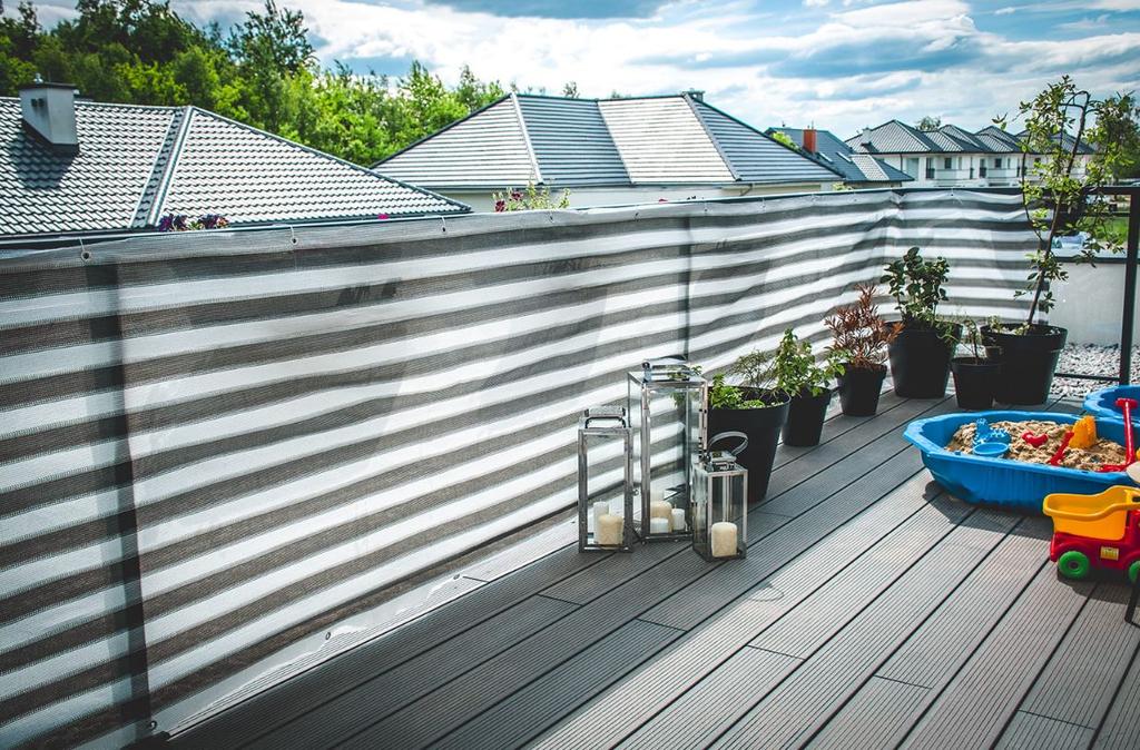Balcony Terrace Cover Mat UV 95% Balcony Cover Mesh 100 X 700 GoGarden