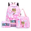 3Pcs/set Anime One Piece Anti-Theft Backpack Casual Daypack with Lunch Bag Pencil Case Back To School Daily Bookbag for Boy Girl Mochila Rucksack