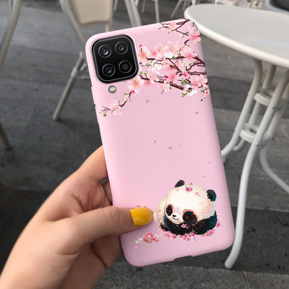 Für Samsung Galaxy A12 Hülle M12 F12 Cue Süßigkeiten Bemalte Abdeckung Weiche Silikon Handyhülle Für Samsung A12 M 12 GalaxyA12 Coque Bumper