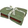 Double-Layer Gauze Cotton Printed Bedding Set - 3 or 4-Piece Options