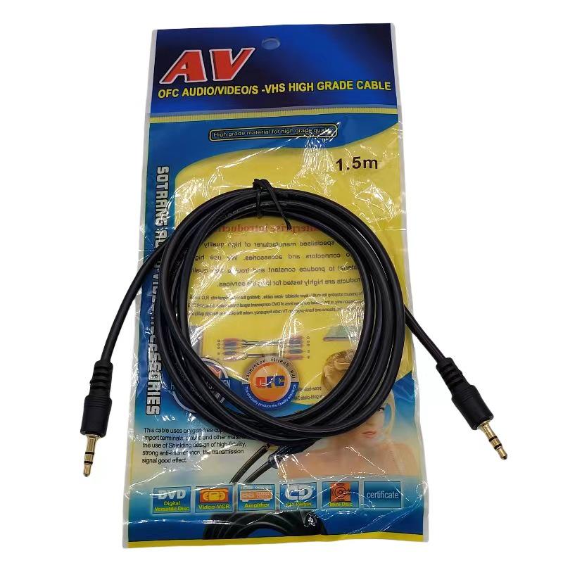 3.5mm to Dual RCA Audio Cable: Connects Computer Speakers with 2RCA Outputs