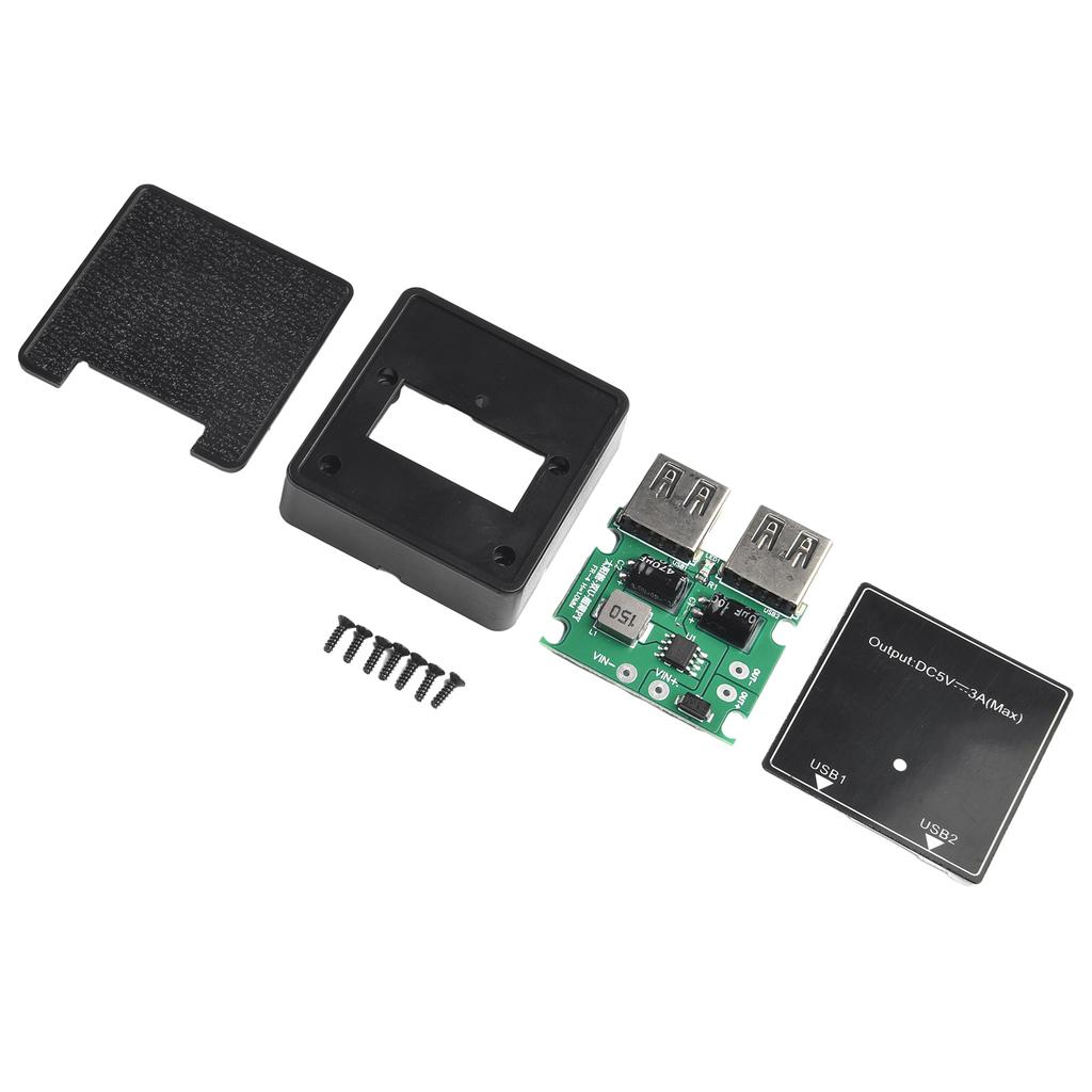 5V 20V Input 3A Output Dual USB Solar Panel Regulator Controller Power Charger Kit for USB Digital Devices DIY