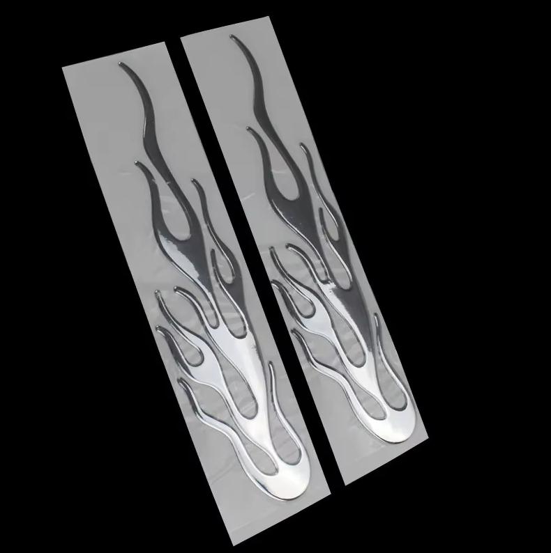 Motorrad Zubehör 3D Flamme Feuer Reflektierender Aufkleber Vinyl Decal Auto Styling Dekoration Dirtbike Universal