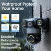 YOOSEE Wireless Triple-Lens HD Night Vision Surveillance Camera