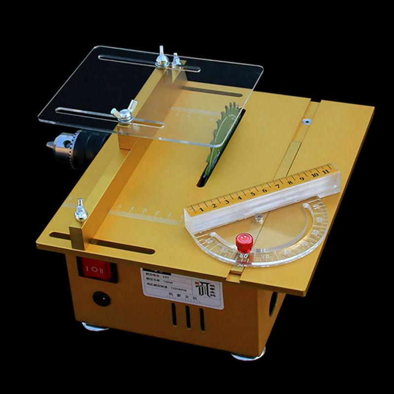 Electric Table Saw Polisher Machine Mini Grinder Lathe Cutter Multifunctional