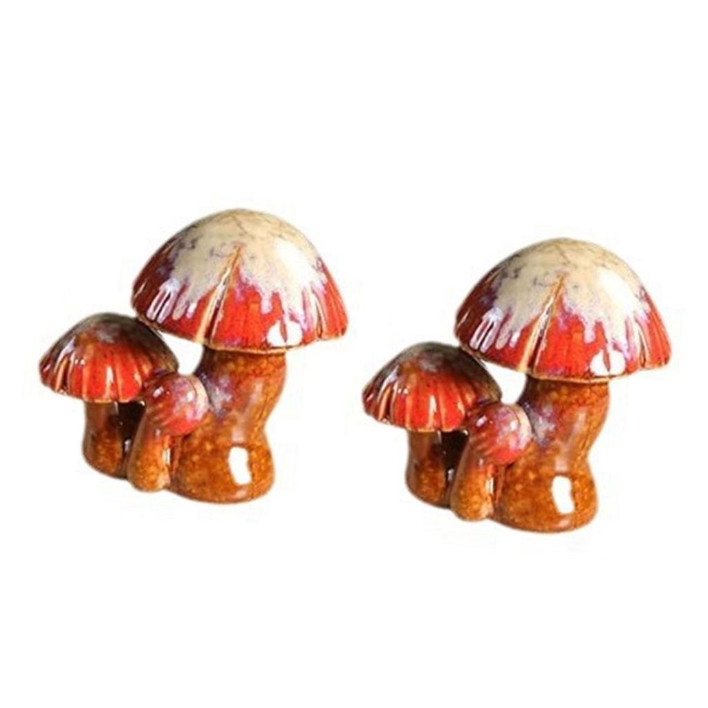 Toilet Bolts Covers 2Pcs Colorful Resins Mushroom Designs Toilet Bolts Caps Bathroom Decors Replacement Accessories