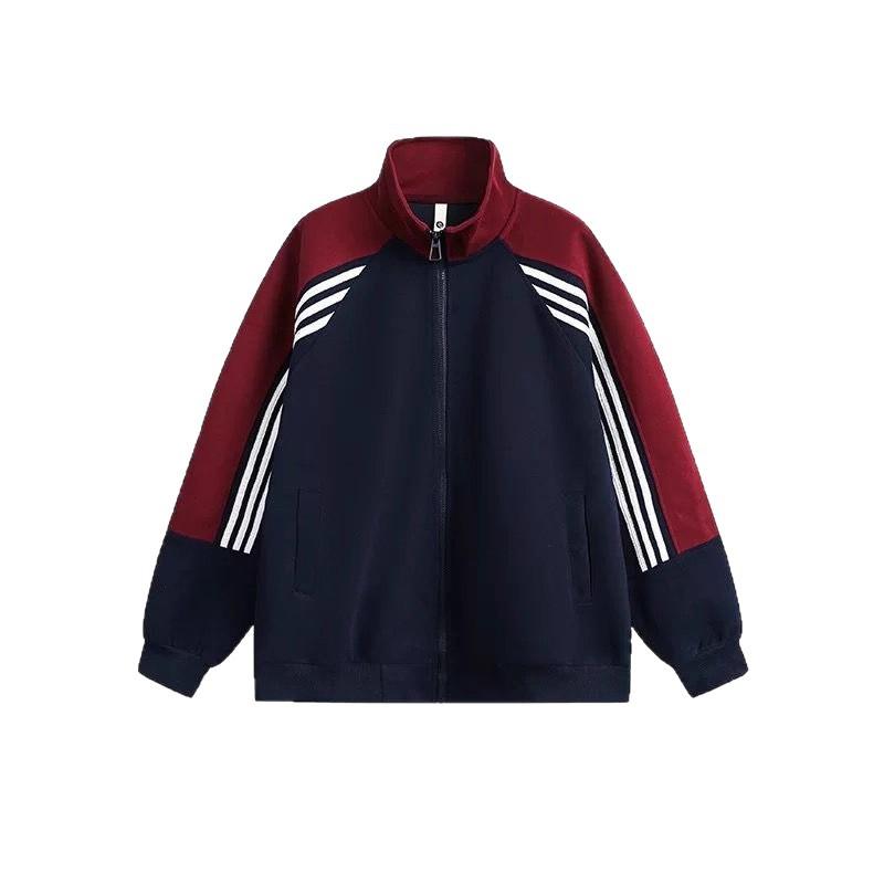 

Stand-up Collar Cardigan Sweater Men s and Women s Neutral Style Loose Casual Versatile Sports Jacket M