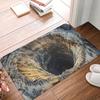 Realistische 3D Tiefe Falle Spaß Vorderer Boden Tür Eingangsteppiche Innen Küche Badezimmer Fußmatte Toilette Teppich Teppich