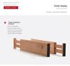 Adjustable Bamboo Drawer Dividers Organizer Large Expandable Organizing Dividers for Kitchen Utensils Dresser Bedroom Bathroom