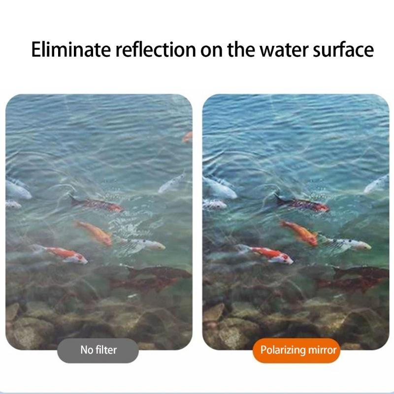 Handy Kamera Objektivfilter Optisches Glas Multifunktion Leichtgewichtiger Aluminiumrahmen Künstlerischer Reflexionseffekt