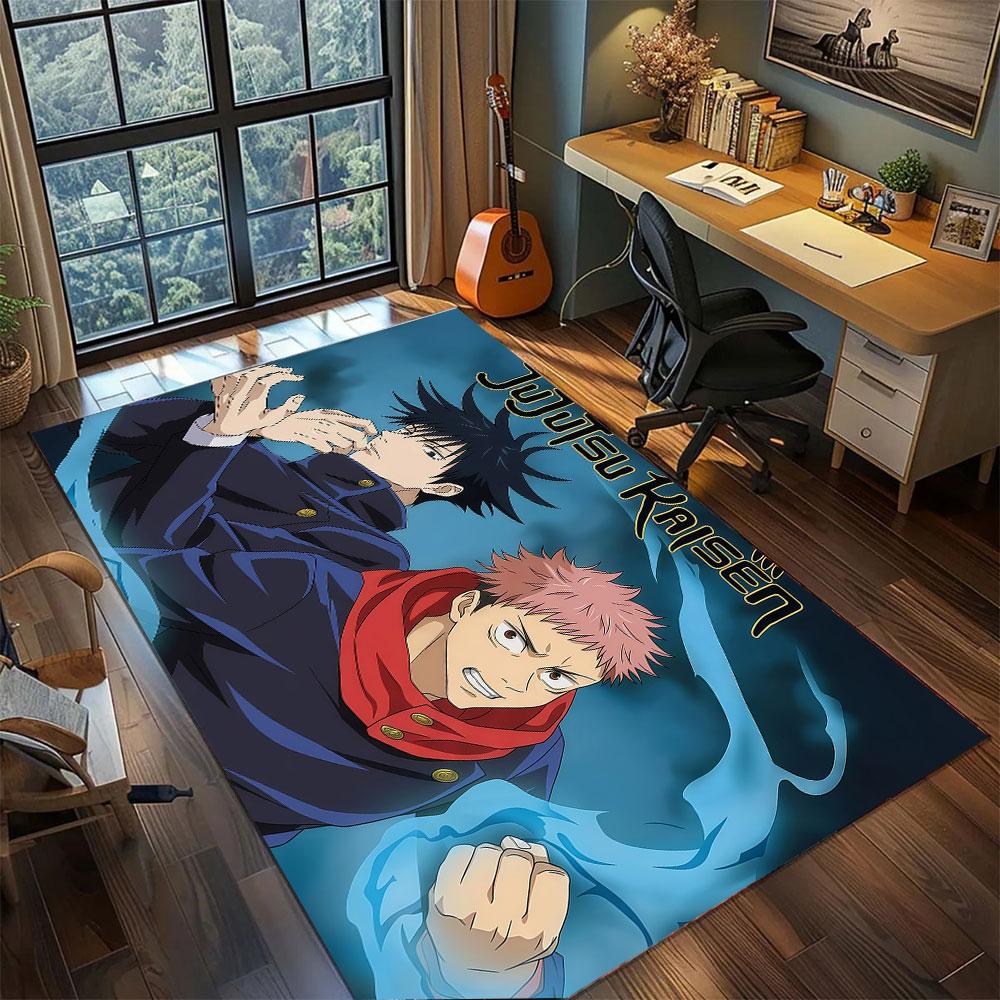 

Jujutsu Kaisen Yuji Itadori Carpet for Living Room Bedroom Home Decor Cool Movie Mat Play Floor Mat 60x90cm