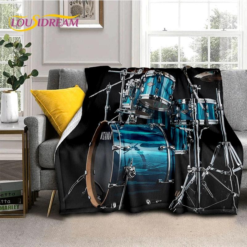 3D Musikinstrumente TAMA Schlagzeug Schlagzeug Set Decke, Weiche Überwurfdecke für Zuhause Schlafzimmer Bett Sofa Picknick Reisen Büro Abdeckung Geschenk