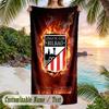 Beach Towel Athletic Bilbao FC Print Custom Name Text Soft Towel for Swimming Pool