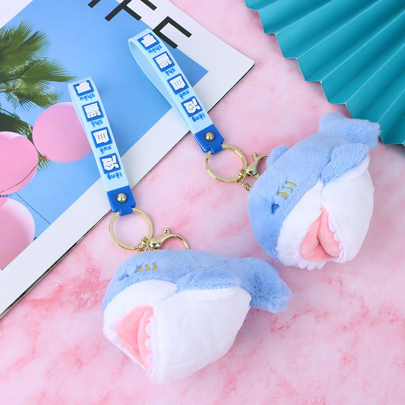 

Креативный мультяшный плюшевый брелок акулы милый мягкий мягкий животный кукла брелоки сумка кулон кулон для подарков для девочек