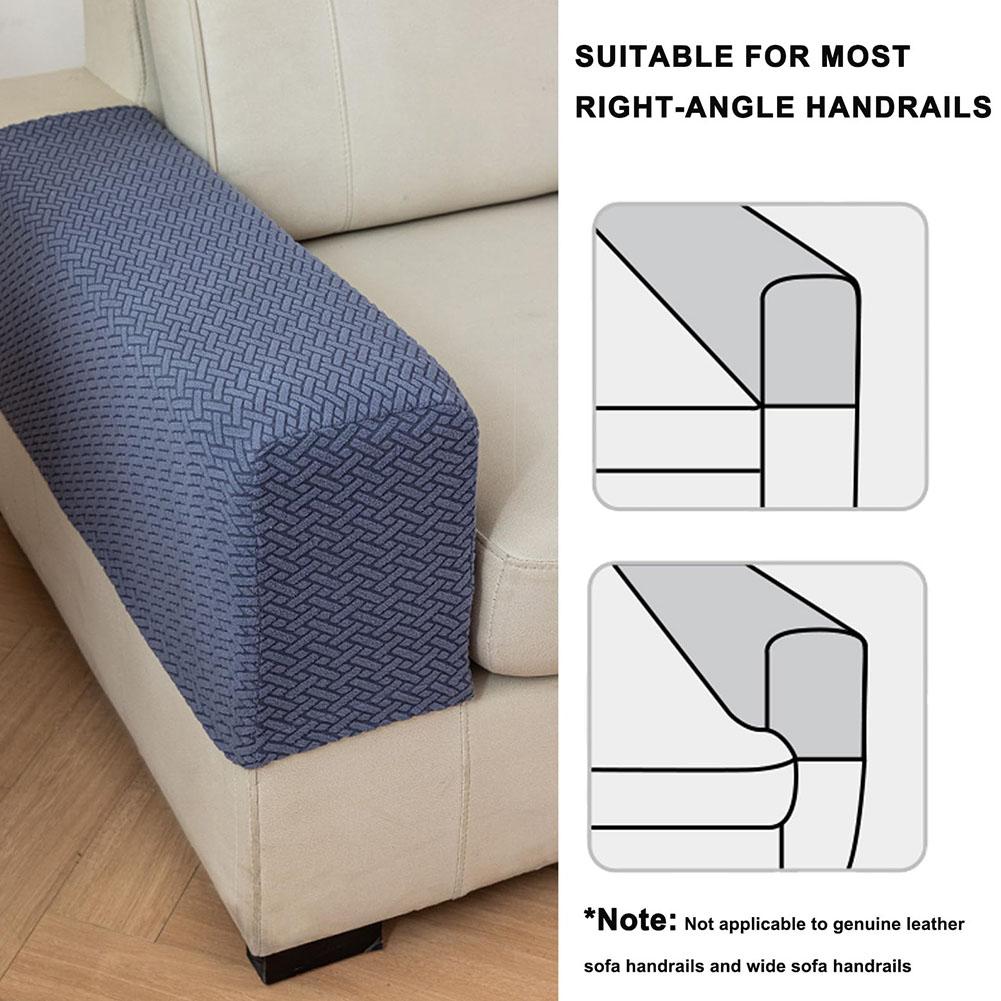 Sofa Arm Covers Furniture Protector Checkered Pattern Armrests Chair Covers Suitable for Chairs and Sofas