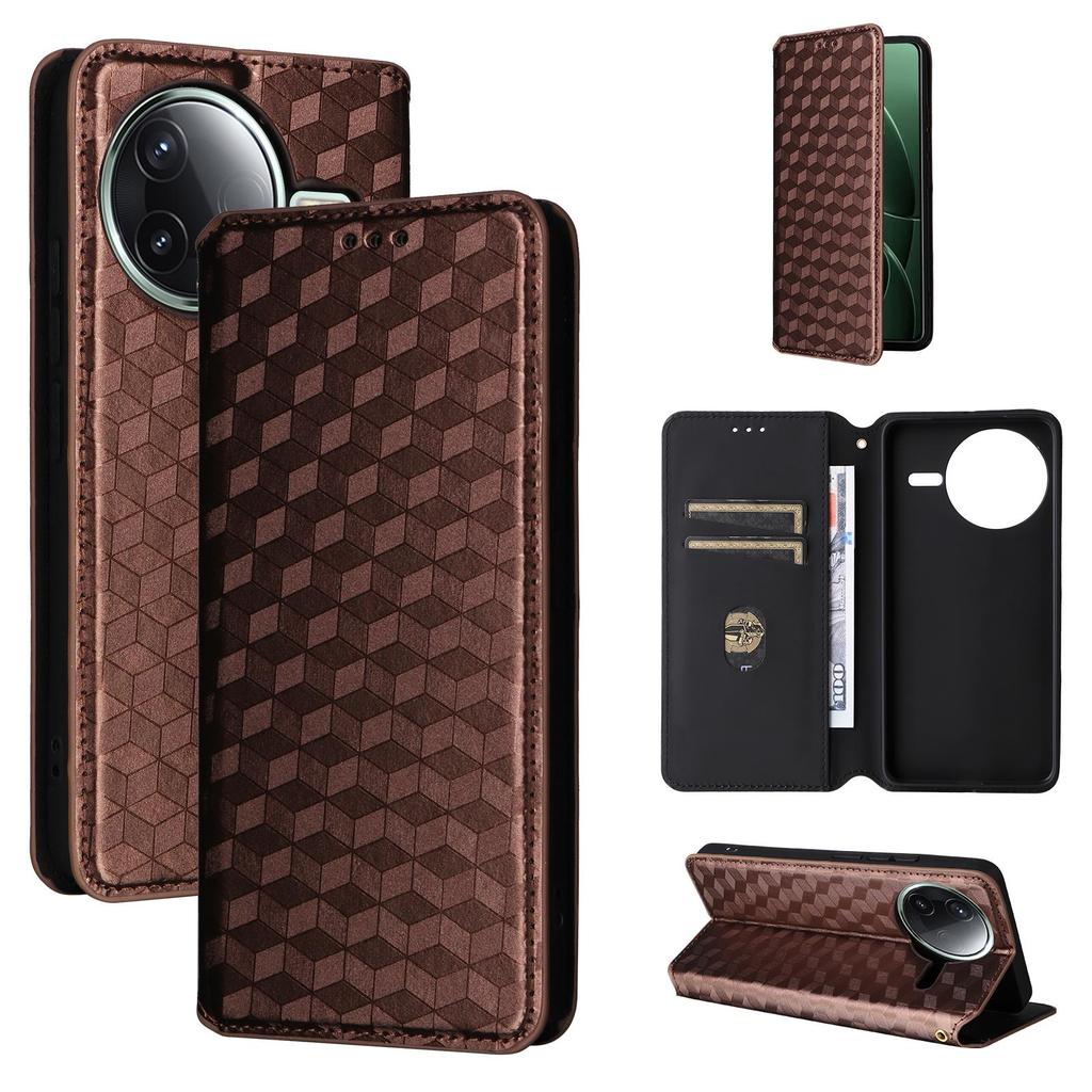 Flip Cover for Xiaomi Poco F7 Ultra PU Leather Full-Body Protection [RFID Blocking] Phone Case