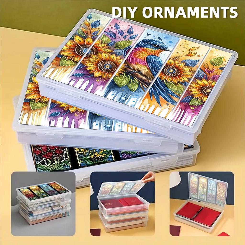 DIY Full Diamond Painting Crystal Mosaic Storage Container Crystal Storage Case Kit for Adults/Beginners Gift Idea Home Decor