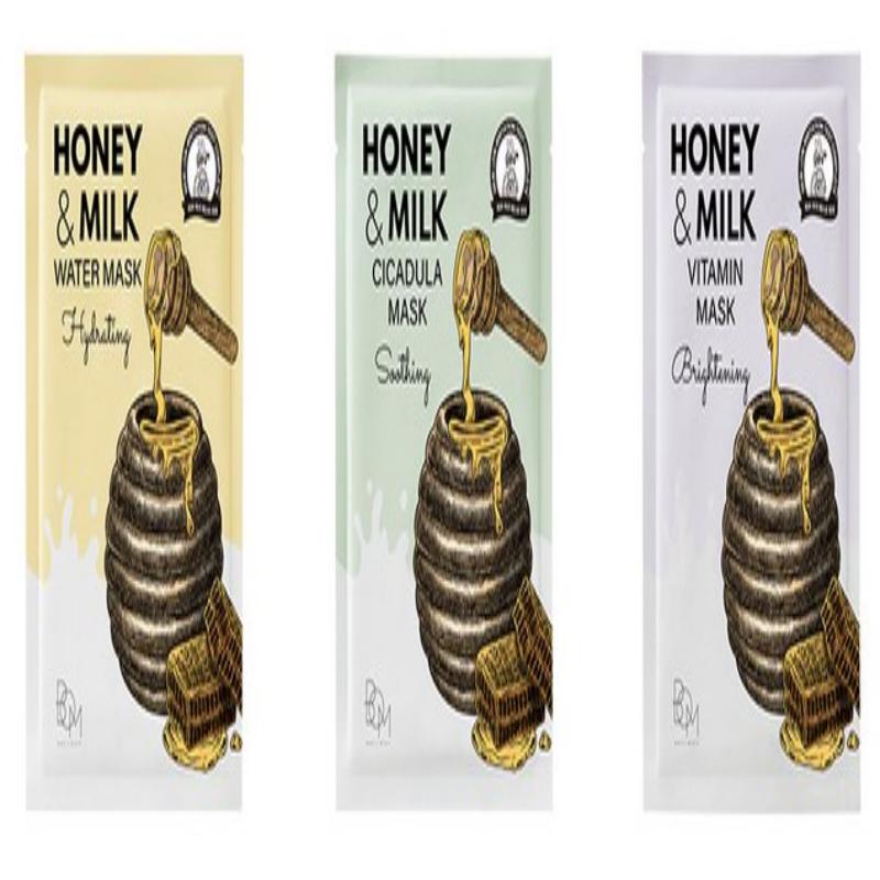 BOM Honey and Milk Water Mask 25gX10 Sheets