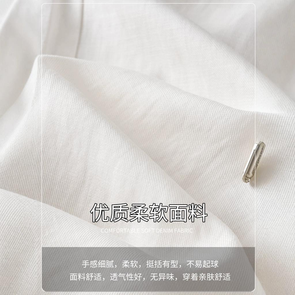 High Waist and Thin Linen Wide-leg Casual Pants Women's Summer Thin 1116 New Simple Pendant Anti-wrinkle Straight Pants
