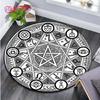 Cartoon Magic Circle Rug Home Decorative Round Carpet Soft Fashion Area Rugs Bedroom Anti-slip Floor Mat Chair Mat Evil Carpet