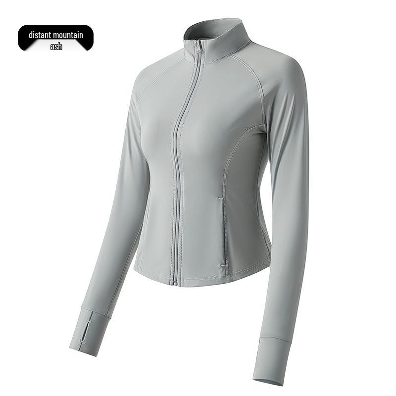 Women's Stand-Up Collar UV Protection Yoga Jacket