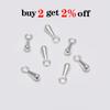 200pcs/ lot 2*7 3*9mm Gold Copper Water Drop End Beads For DIY Extender Chain Pendant Jewelry Making Findings Accessories