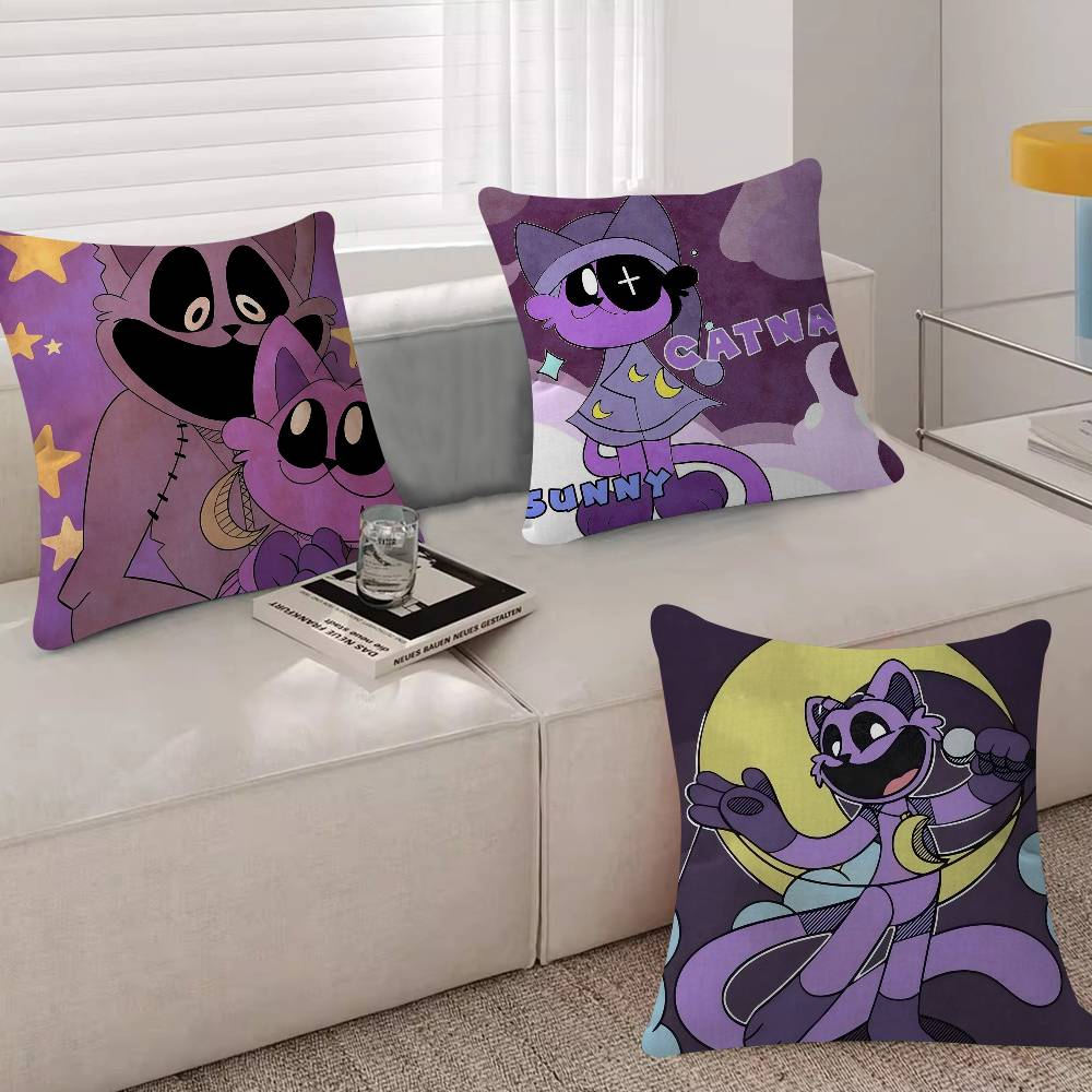 Critters Catnap Dogday Pillow Cover Sofa Cushion Cover Home Room Decoration Children Gift