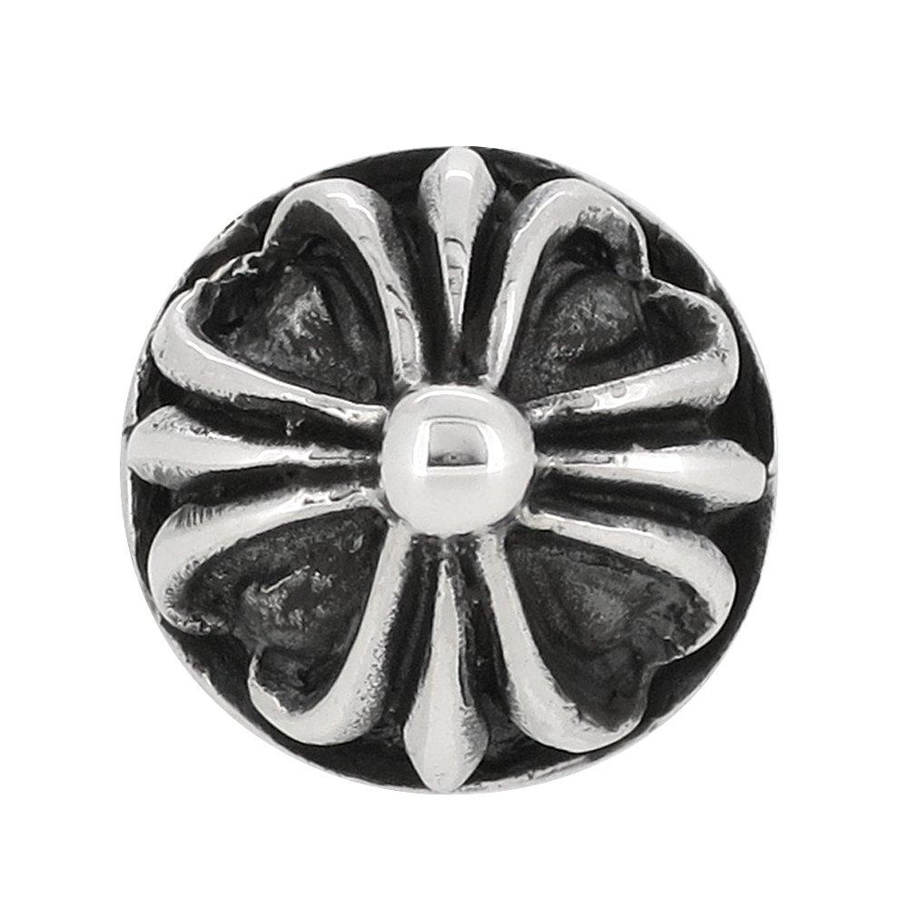 Shinjuku Ginnokura Gothic Cross Crown Sølv 925 øredobber for en (1P øre) Menns