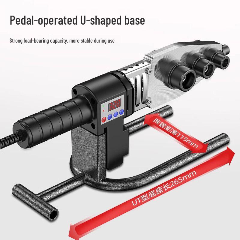 Digital Hot Melt PPR Pipe Welder with Anti-Blocking & Anti-Scald Features