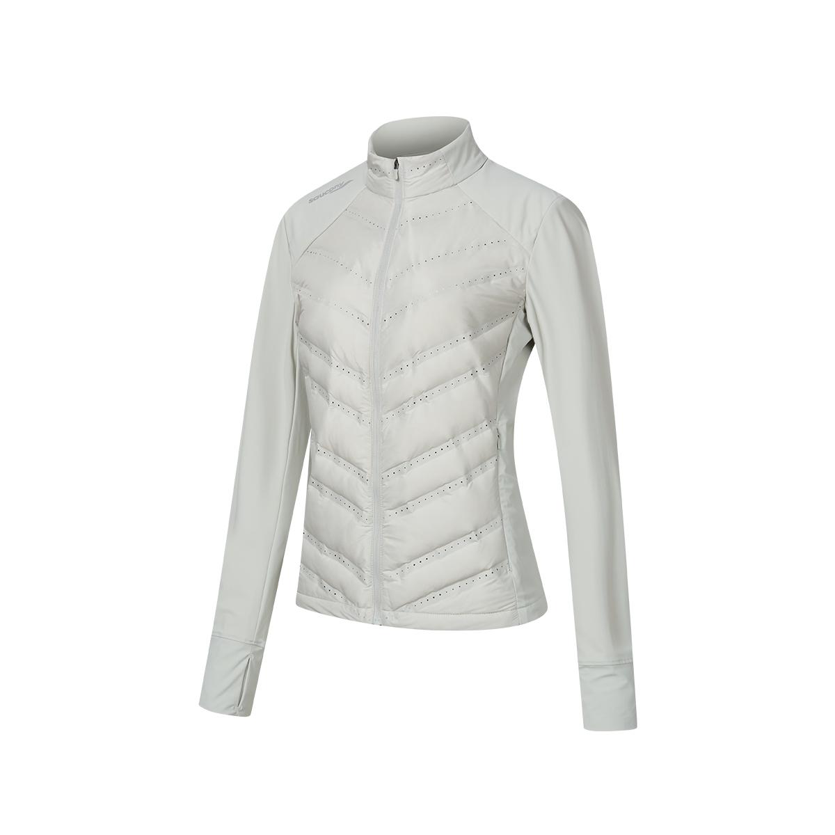 

SAUCONY Серия для беговых тренировок Модный Удобный Универсальный Приятный для кожи Куртка-пуховик с воротником-стойкой и надписью Унисекс Верхняя одежда SA1250PJ92T-GR095