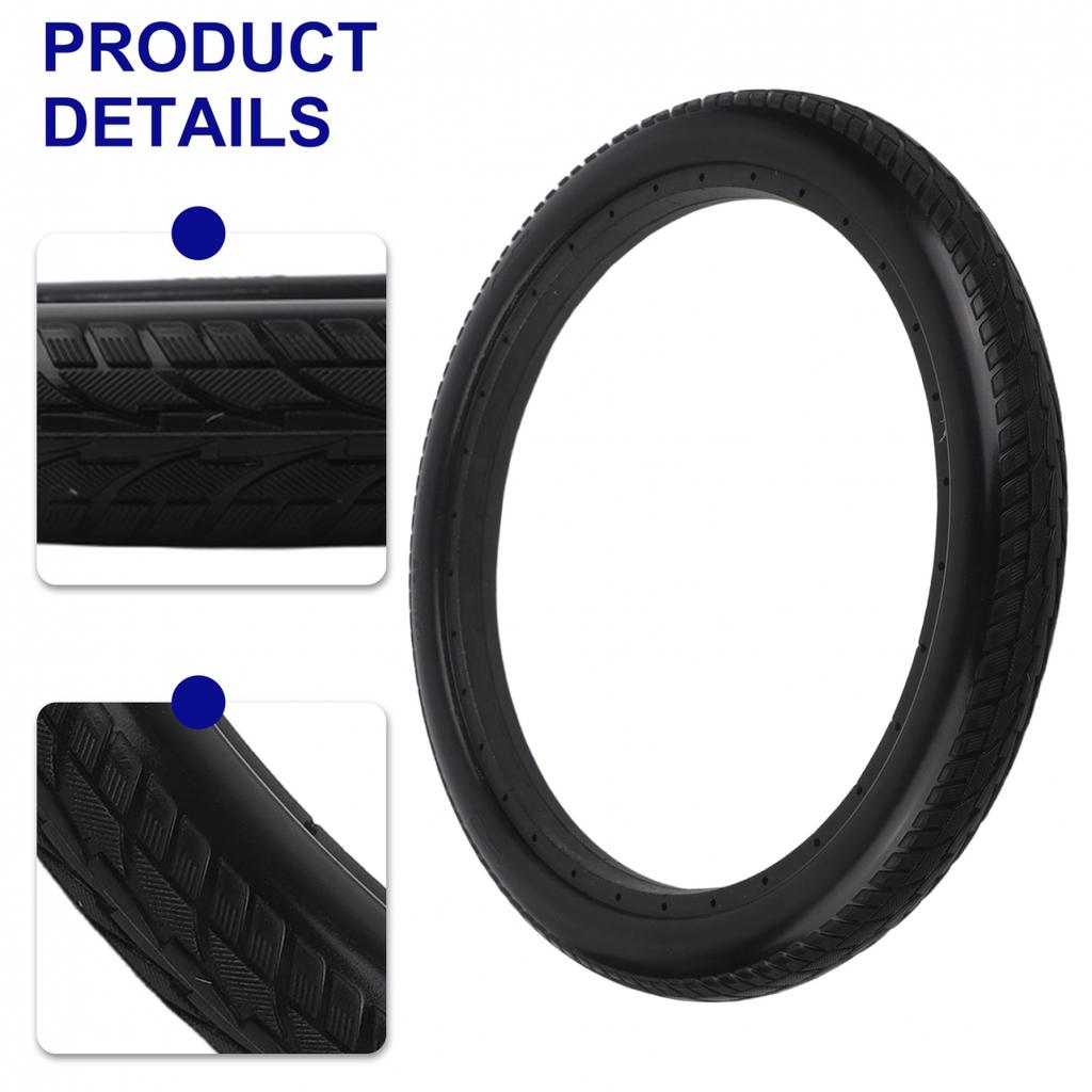 16 Inch Solid Tire 16x1 75 Easy Fit for Wheelchair and Bicycle Tires
