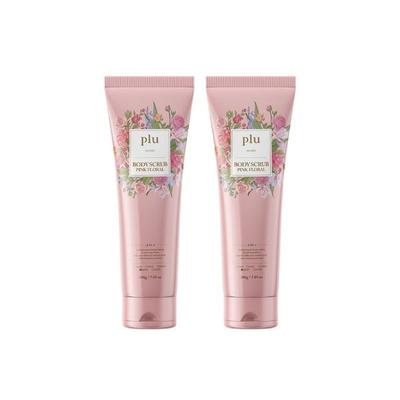 Pink Floral Body Scrub Set
