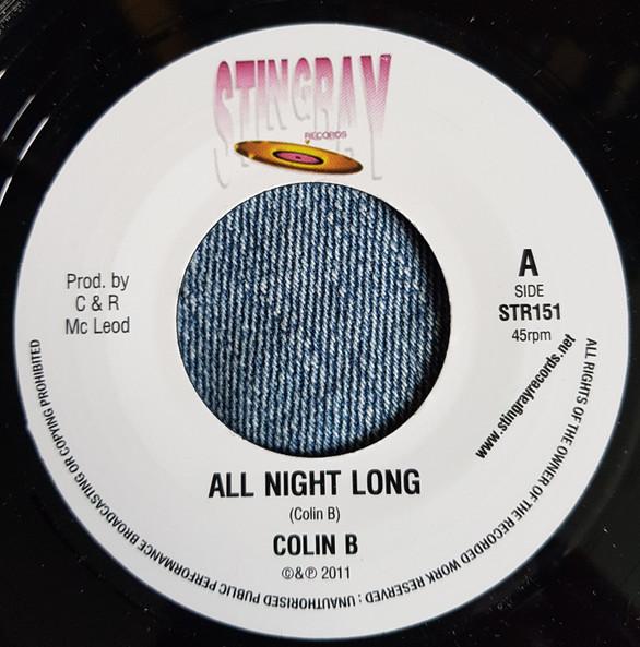 

7inch Record COLIN B - All Night Long STR151 Stingray Record Reggae, Ska & Dub Used