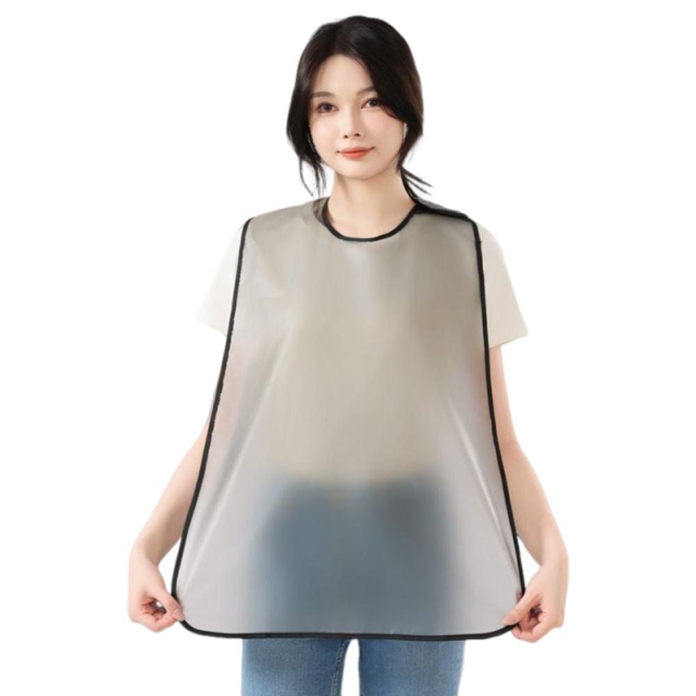 Oil-proof Kitchen Cooking Apron Waterproof Dishwashing Cleaning Apron TPU Apron Restaurant Use чёрный