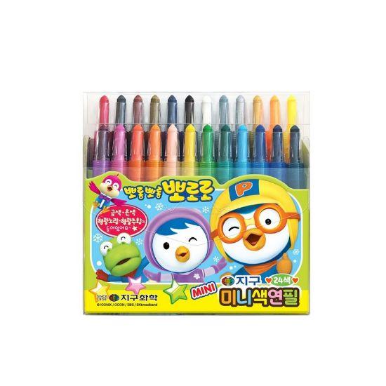 Globe Chemical Pororo Mini Colored Pencil Set (24 Colors)
