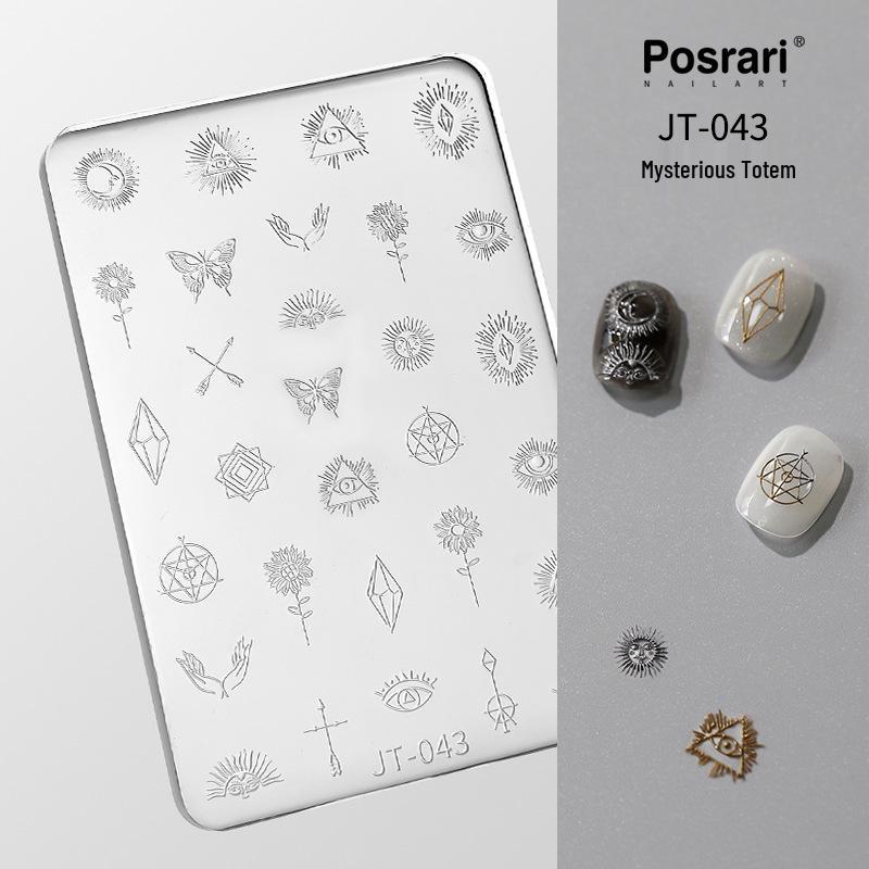 

3D Нейл-арт Высокопрозрачная силиконовая форма - JT-043