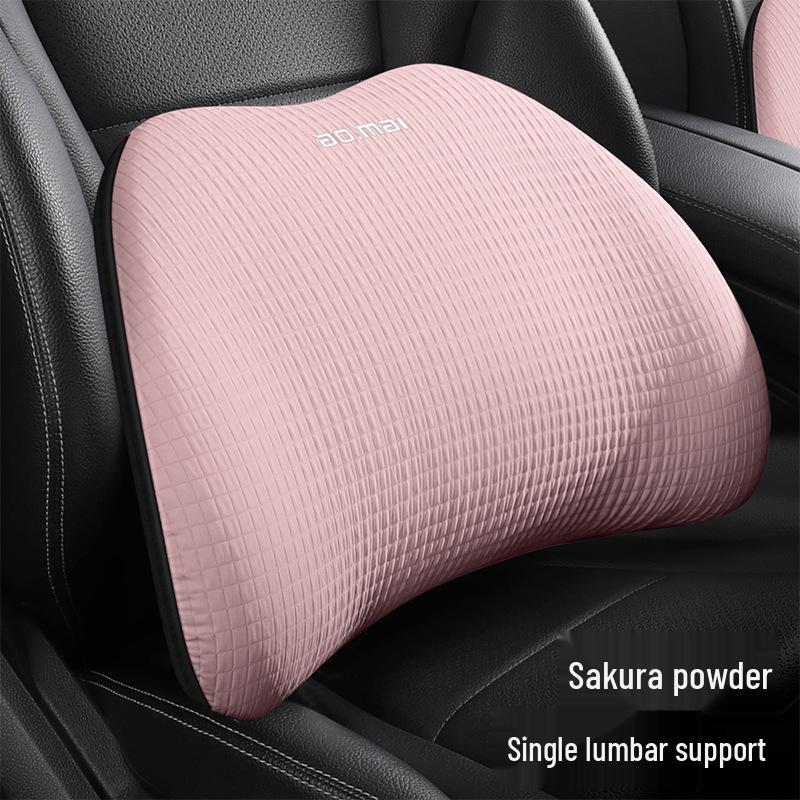 Polo Golf Bora Car Lumbar Support & Neck Pillow - Premium Memory Foam Massage Headrest