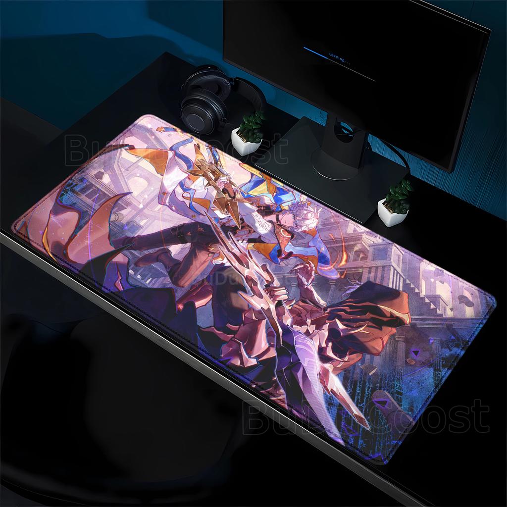 HD Game Honkai Star Rail Phainon Mousepad Computer Gaming Office Accessories Keyboard Rubber Mouse Pad teclado overlock Desk Mat